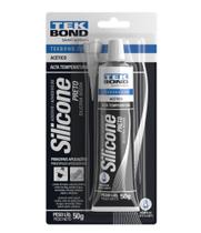 Silicone Acetico Multiuso Preto Alta Temperatura 50G Bisnaga Tekbond Silicone Acetico Multiuso Preto Alta Temperatura 50G Bisnaga Tekbond