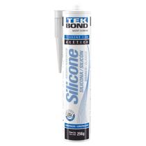 Silicone acético para uso geral 256 gramas (Branco) - TekBond Silicone acético para uso geral 256 gramas (Branco) - TekBond