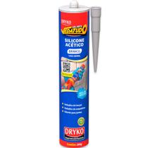 Silicone acético para vedação 260 gramas - VEDATUDO Dryko (Branco)