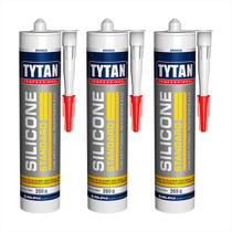 Silicone Acético Standard Para Superfícies Lisas 260g Kit 3 Silicone Acético Standard Para Superfícies Lisas 260g Kit 3