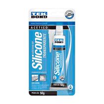 Silicone Acético Tekbond 50g Selante Vedação Multiuso Alta Resistência Silicone Acético Tekbond 50g Selante Vedação Multiuso Alta Resistência