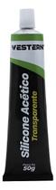 Silicone Acético Transparente 50g Cola Para Vedação Rápida Silicone Acético Transparente 50g Cola Para Vedação Rápida