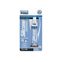 Silicone Acético Transparente 50g - Tekbond Silicone Acético Transparente 50g - Tekbond