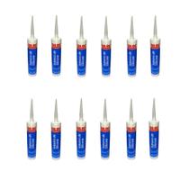 Silicone Acético Transparente Siloc - 12 Unidades