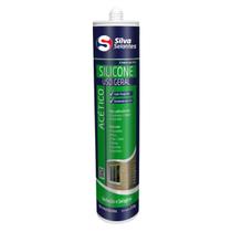 SILICONE ACETICO USO GERAL INCOLOR 250g - SILVA SELANTES