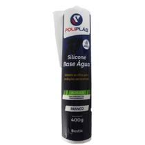 Silicone Acrilico Base Agua Cor: Branco 400GR -POLIPLAS