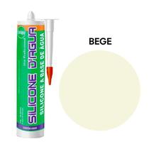 Silicone Acrilico Dagua Para Rodapés E Acabamentos Bege Bege