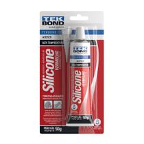 Silicone Alta Temperatura 50 Gr Vermelho Tek Bond