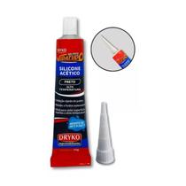 Silicone Alta Temperatura Acético Automotivo Forno Dryko 50g Silicone Alta Temperatura Acético Automotivo Forno Dryko 50g