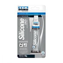 Silicone Alta Tp.Cinza Tek 50G Blis Silicone Alta Tp.Cinza Tek 50G Blis