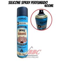 Silicone Automotivo Perfumado Finalizador em Spray RADNAQ 400ML para Limpeza Automotiva