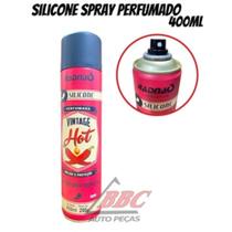 Silicone Automotivo Perfumado Finalizador em Spray RADNAQ 400ML para Limpeza Automotiva