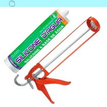 Silicone Bege 450G Selante Acrílico Base Dágua C/Aplicador Bege Silicone Bege 450G Selante Acrílico Base Dágua C/Aplicador Bege