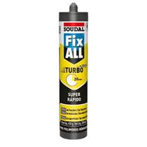 Silicone branco turbo fix all - soudal - stur
