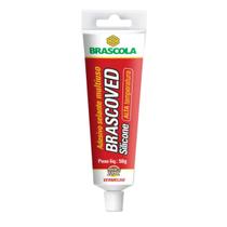 SILICONE BRASCOVED ALTA TEMPERATURA VERMELHO 50g - BRASCOLA