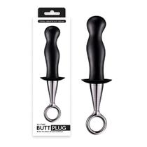 Silicone Butt Plug Próstata 22cm - Com alça de Metal