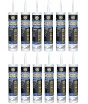 Silicone Caulk GE Supreme Paintable 280 ml branco, pacote com 12