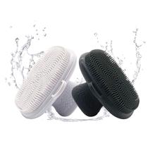 Silicone da escova de limpeza facial, escova esfoliante facial macia, escova de esfregador facial para mulheres esfoliação masculina, esfregão de massagem, esfoliação suave, remoção de preto