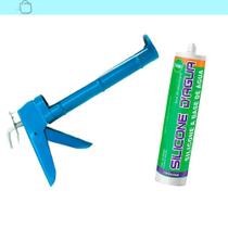 Silicone Dagua Acrilico Cartucho 450G Bege E Aplicador Bege