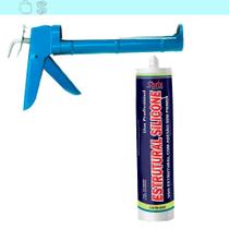 Silicone Estrutural Cinza Cartucho 400G E Aplicador Cinza