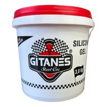 Silicone Gel 3kg Carro Couro Plástico Moto Gitanes