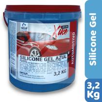 Silicone Gel Azul Perfumado Automotivo Standard - 3,2 Kg - Brilho Xike