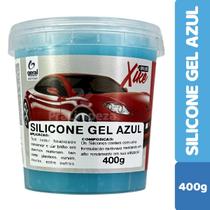 Silicone Gel Azul Perfumado Automotivo Standard - 400 Gr - Brilho Xike