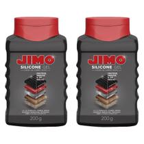 Silicone Gel Jimo Carro Novo Kit 2 200ml Brilho Silicone Gel Jimo Carro Novo Kit 2 200ml Brilho