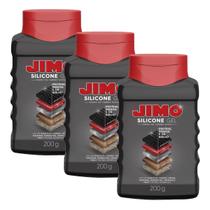 Silicone Gel Jimo Carro Novo Kit 3 200ml Brilho Silicone Gel Jimo Carro Novo Kit 3 200ml Brilho