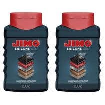 Silicone Gel Jimo Natural Kit 2 200ml Carro Brilho Silicone Gel Jimo Natural Kit 2 200ml Carro Brilho