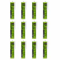 Silicone Incolor Acético Profissional 260g / Caixa com 12 und / Unipega Silicone Incolor Acético Profissional 260g / Caixa com 12 und / Unipega