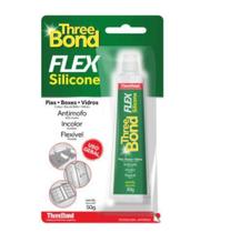 Silicone Incolor Flex Uso Geral 50g - Threebond