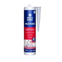 Silicone Incolor Polystic 250 Gramas - Pulvitec Para Selar, Vedação E Calafetação