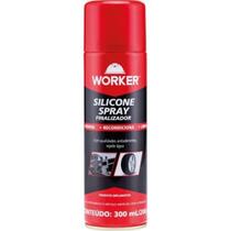 Silicone Lubrificante Spray 300ml/200g 47686 Caixa com 12pc - Worker