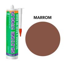 Silicone Marrom 450G - Selante Acrílico Base De Água