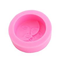 Silicone Mold Face Fondant Cake Soap Jelly Baking Tool