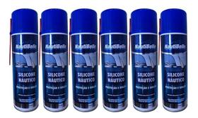 Silicone Náutico Nautibelle Spray 300 Ml Lancha Barc C/ 6 Un