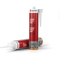 Silicone Neutro Basic Cinza 280ml Embalagem com 6 Unidades Wurth 0892562103 Kit