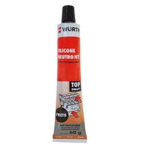 Silicone Neutro de Alta Temperatura HT Preto 60g Wurth 0893323103 Unitário Silicone Neutro de Alta Temperatura HT Preto 60g Wurth 0893323103 Unitário