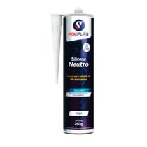 Silicone Neutro - Poliplás - 260g (p/ policarbonato) Silicone Neutro - Poliplás - 260g (p/ policarbonato)