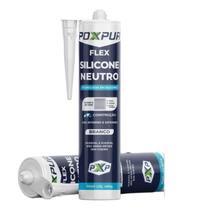 Silicone Neutro Profissional Poxpur Alta Resistência e Performance 250g Silicone Neutro Profissional Poxpur Alta Resistência e Performance 250g