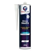 Silicone Neutro Uso Geral Cor: Incolor 260GR REF: 8141 -POLIPLAS Silicone Neutro Uso Geral Cor: Incolor 260GR REF: 8141 -POLIPLAS