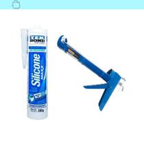 Silicone Para Aquários Tekbond Transparente 280G E Aplicador Transparente Silicone Para Aquários Tekbond Transparente 280G E Aplicador Transparente