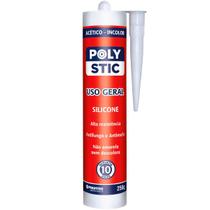 Silicone Poly Stic Pulvitec Uso Geral Incolor 250g