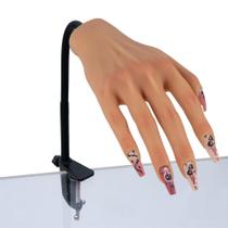 Silicone Practice Hand KnowU para unhas de acrílico com suporte