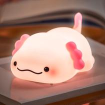 Silicone recarregável Night Light LettreQ Axolotl para crianças Silicone recarregável Night Light LettreQ Axolotl para crianças