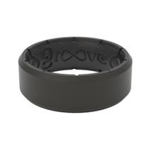 Silicone Ring Groove Life Edge preto/preto para homens - tamanho 14