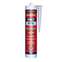 Silicone Selante Acético Uso Geral 250g Preto Pulvitec