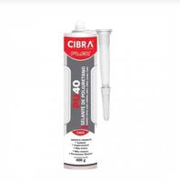 Silicone Selante Cola Poliuretano PU40 Preto 400g - CIBRA