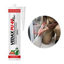 Silicone Selante Cola Pu 40 Flex Branco 400g Vedax